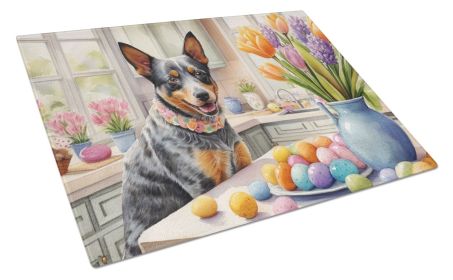 NEW Decorating Easter Australian Cattle Dog Glass Cutting Board Decorative Tempered Glass Kitchen Cutting and Serving Board Large Size Chopping B