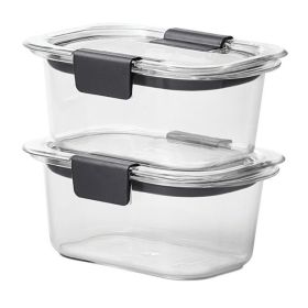 2 Pack 1.3 Cup Stain-Proof Food Storage Container, Set of 2